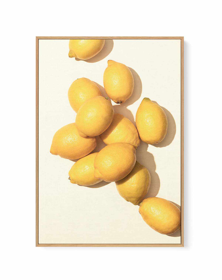 Lemons 1 by Studio III | Framed Canvas Art Print from Olive et Oriel where you can shop wallpaper and artworks online