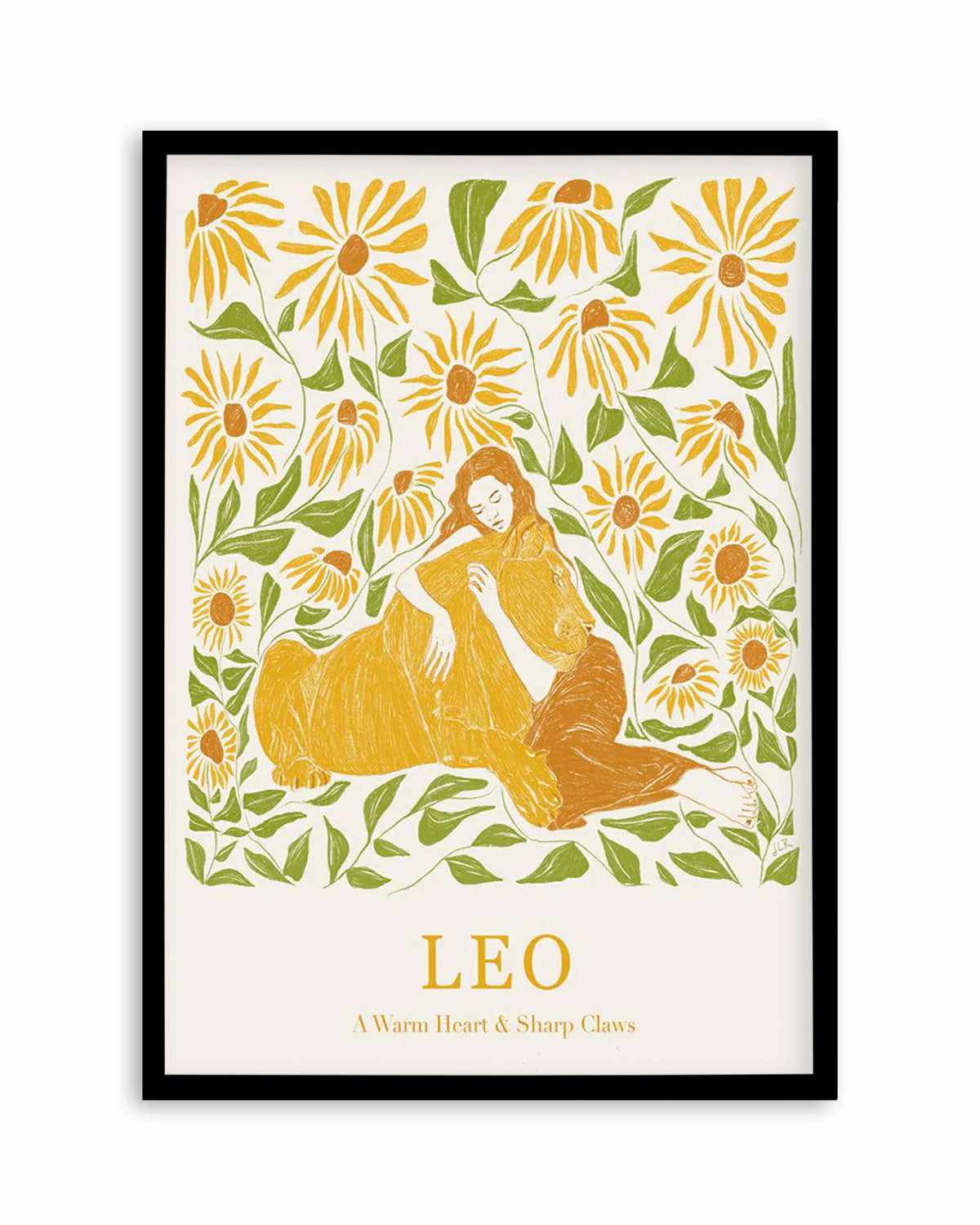 Leo By Jenny Liz Rome Art Print