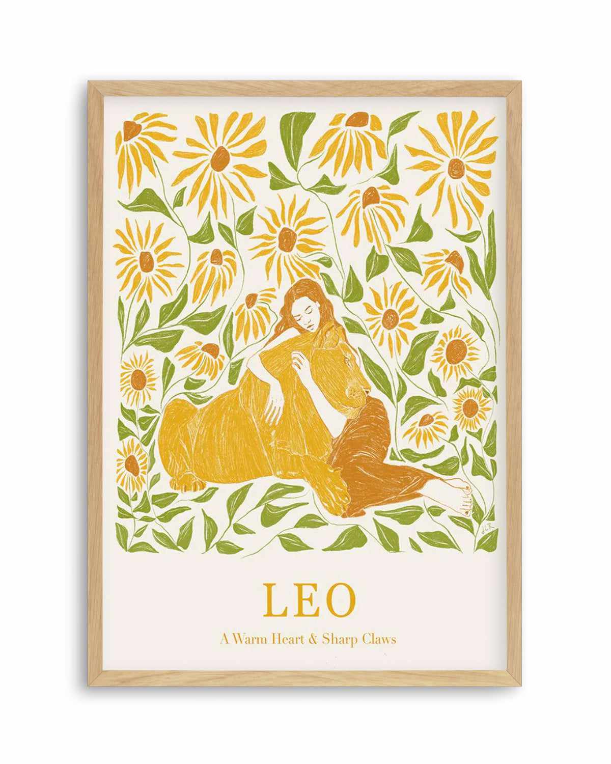 Leo By Jenny Liz Rome Art Print