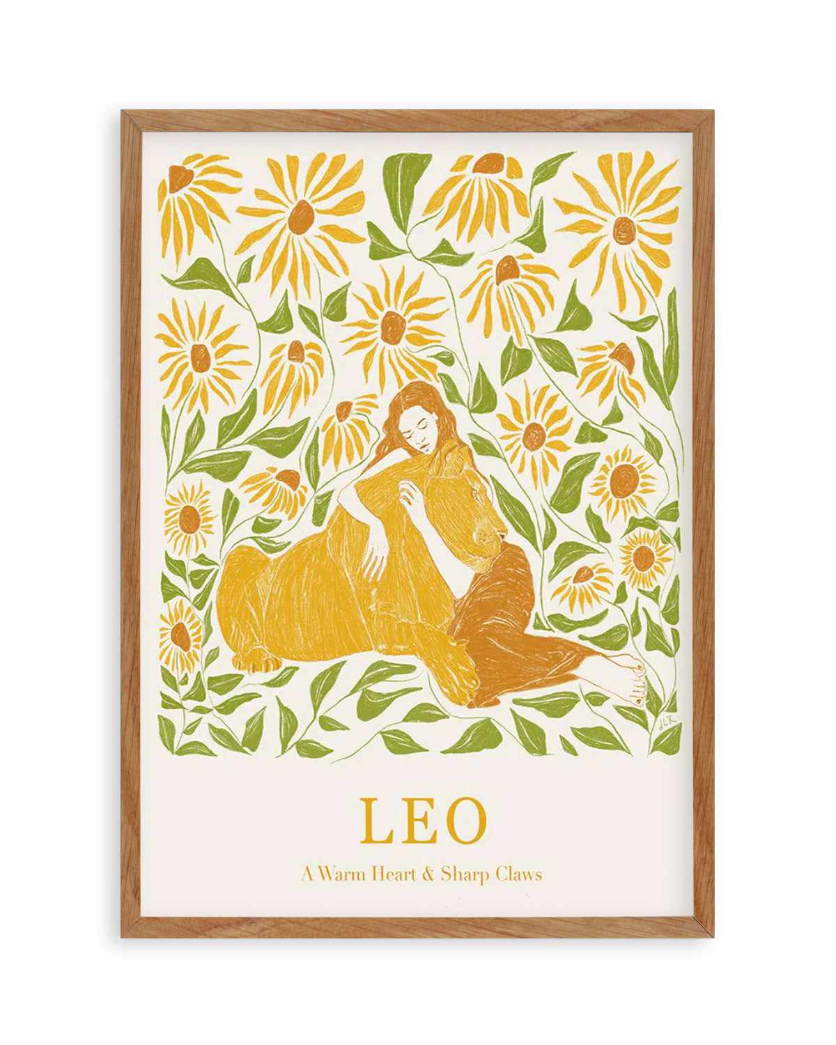 Leo By Jenny Liz Rome Art Print