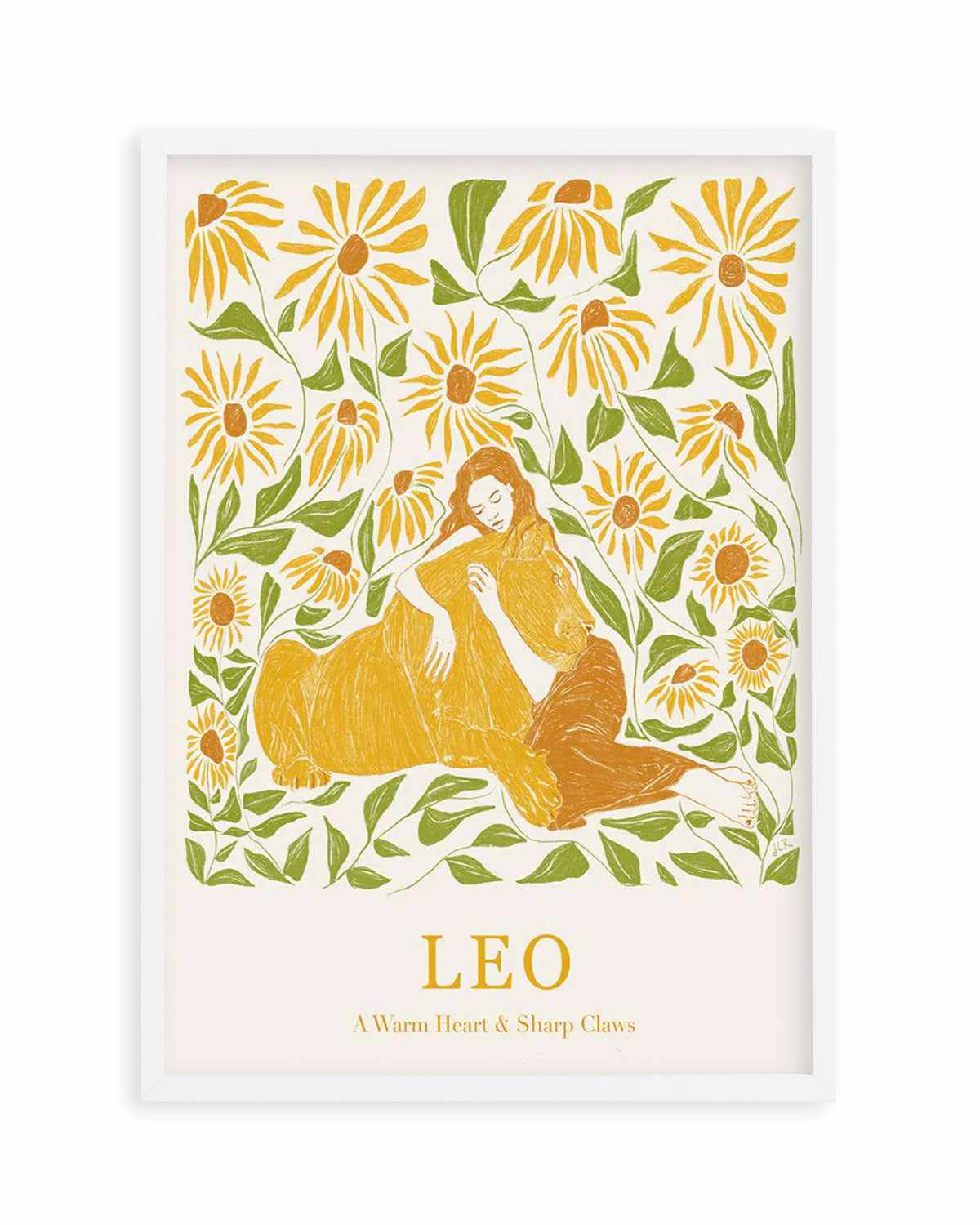 Leo By Jenny Liz Rome Art Print