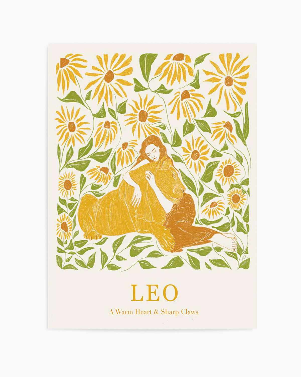 Leo By Jenny Liz Rome Art Print