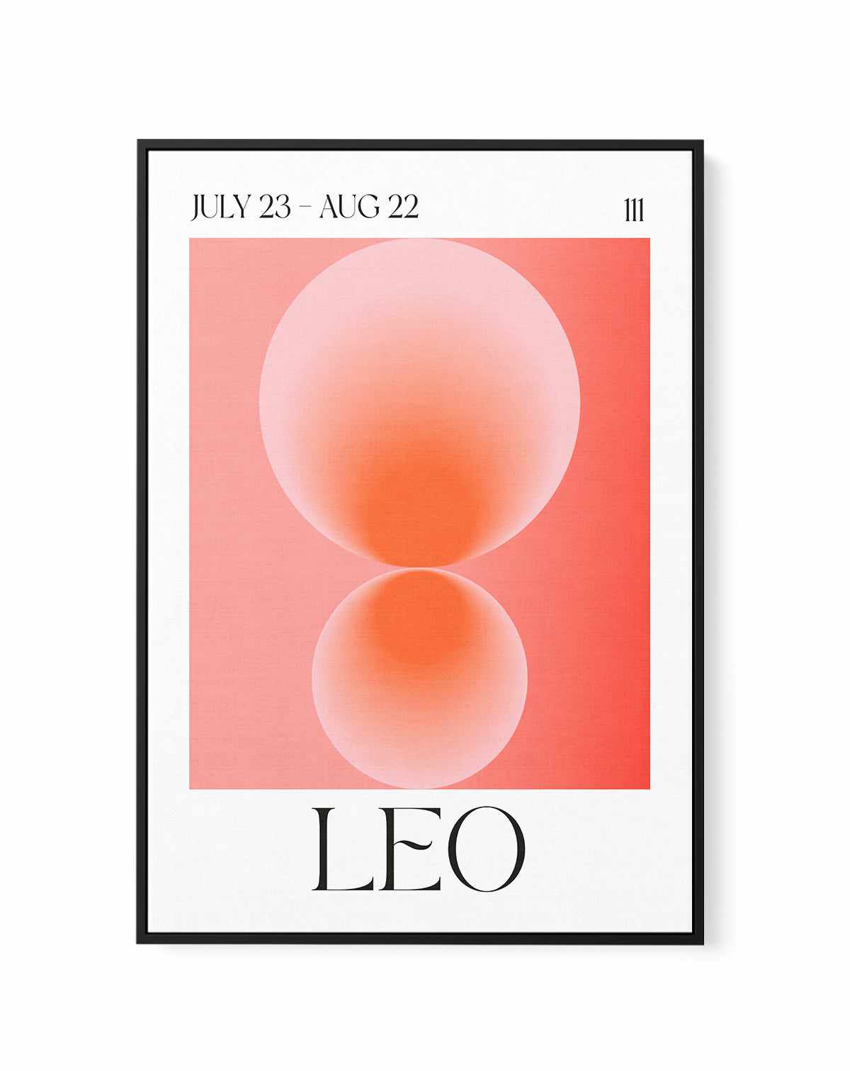 Leo by Valeria Castillo | Framed Canvas Art Print