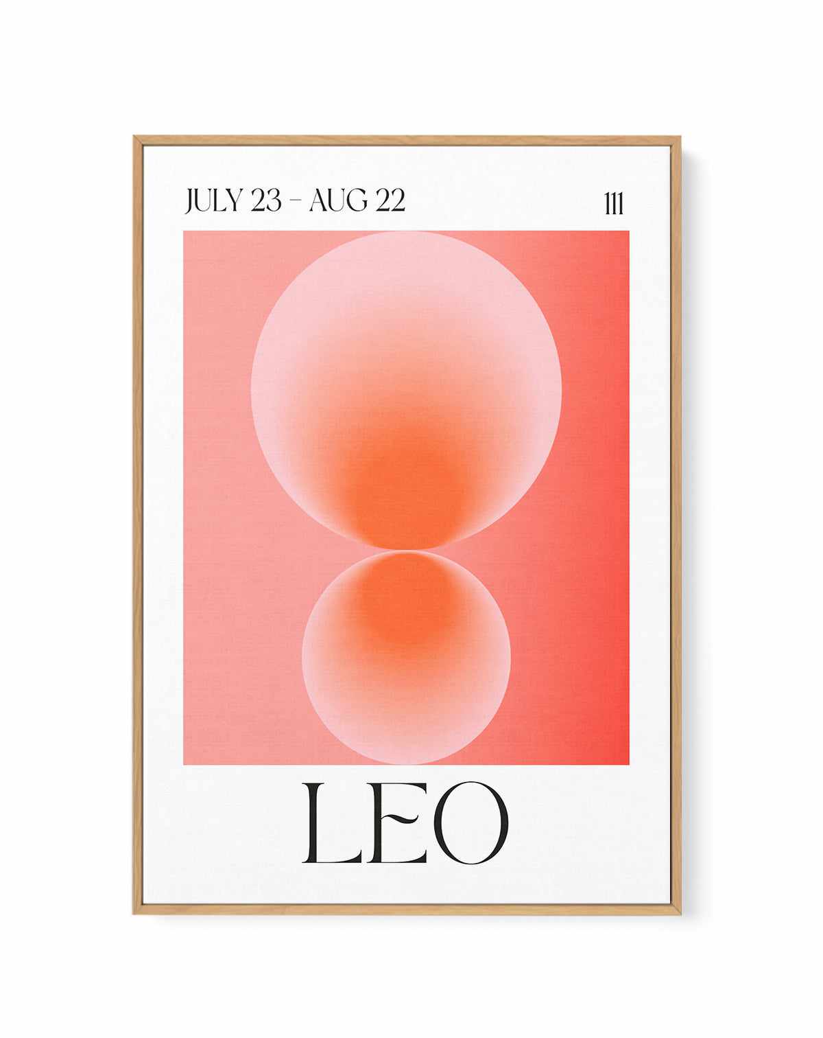 Leo by Valeria Castillo | Framed Canvas Art Print