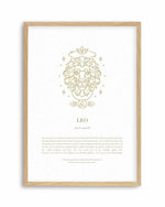 Leo | Celestial Zodiac Art Print