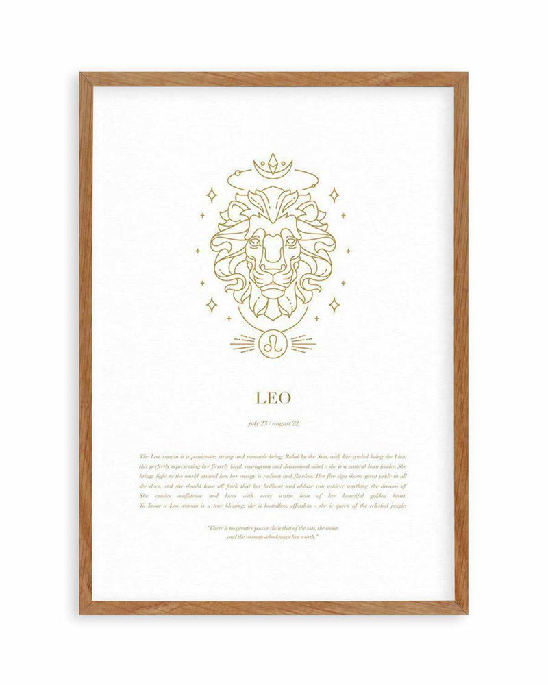 Leo | Celestial Zodiac Art Print