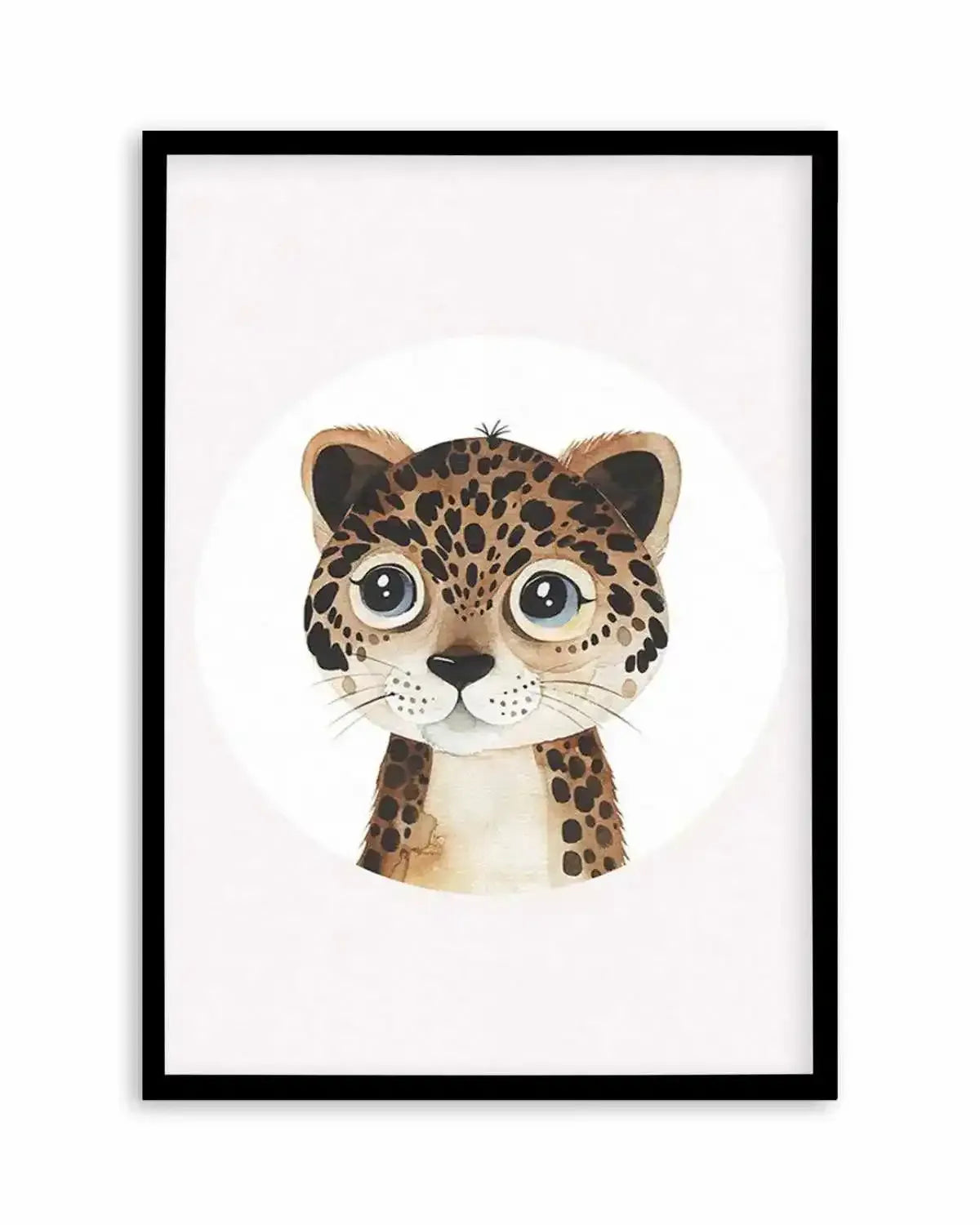 Leopard Art Print from Olive et Oriel where you can shop wallpaper and artworks online