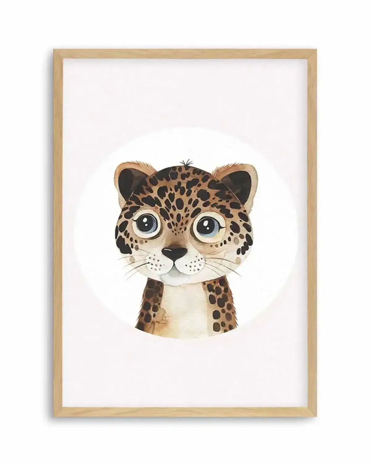 Leopard Art Print from Olive et Oriel where you can shop wallpaper and artworks online