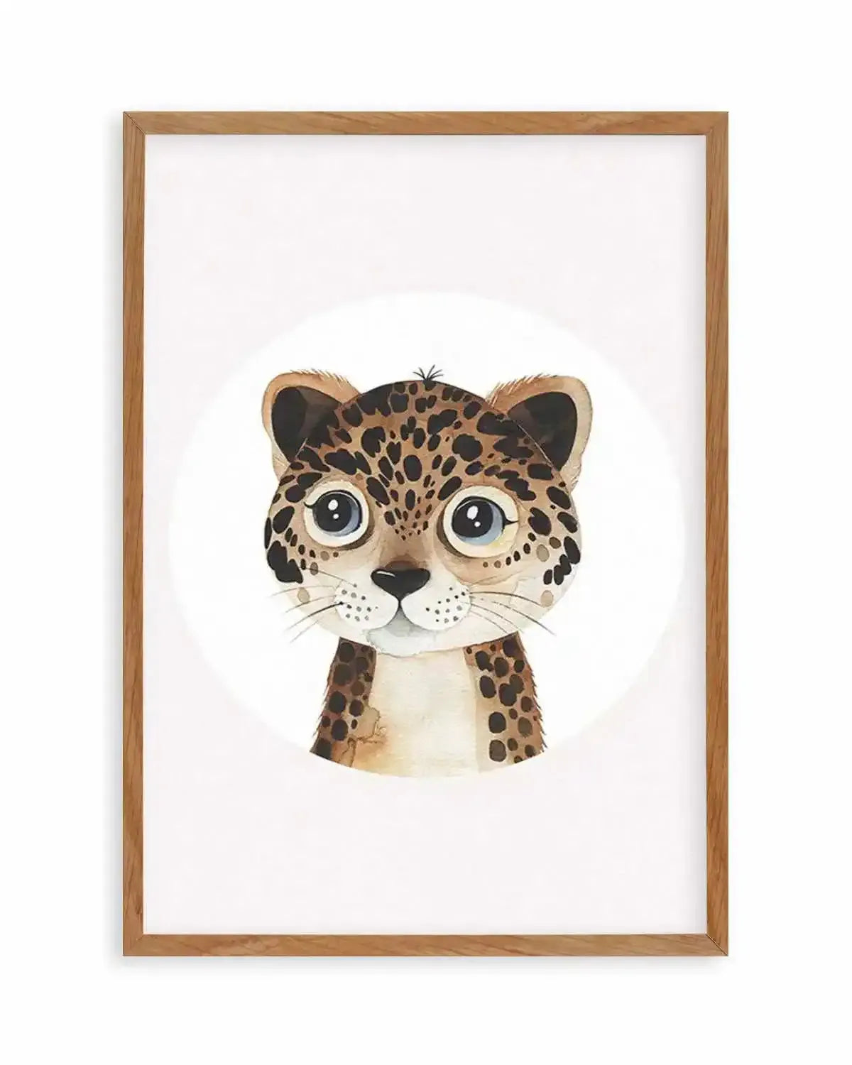 Leopard Art Print from Olive et Oriel where you can shop wallpaper and artworks online