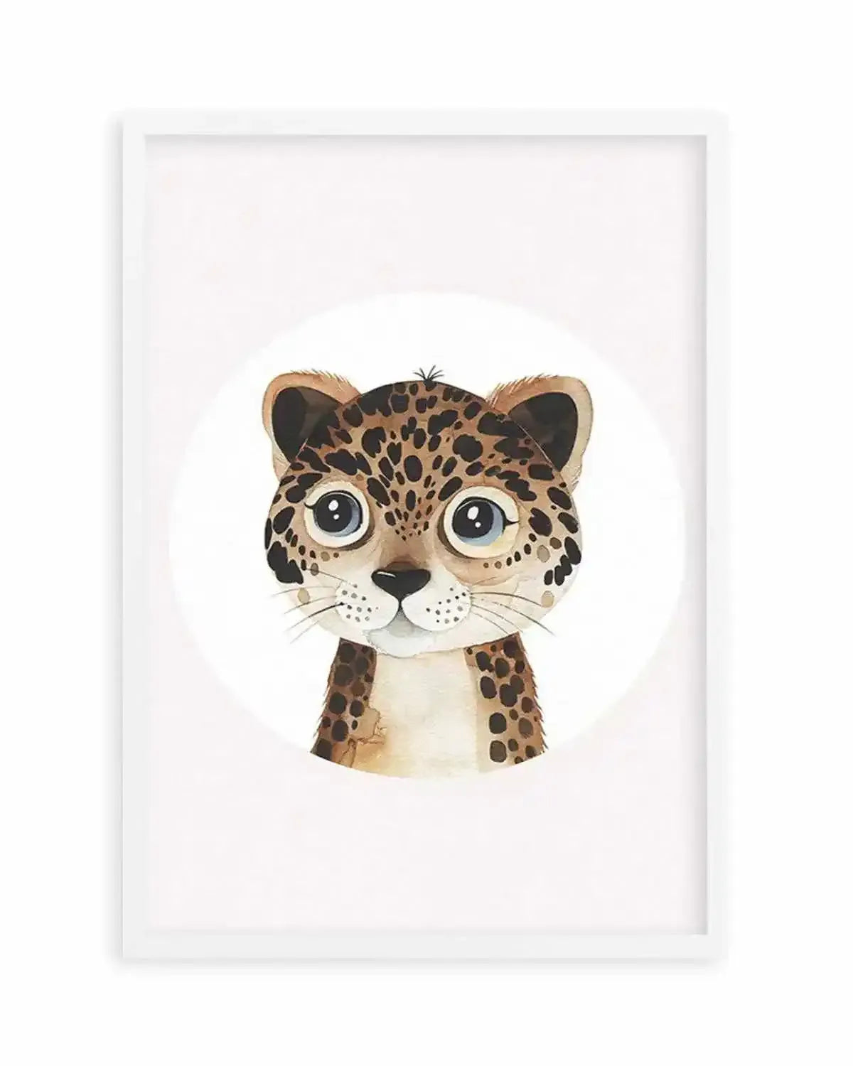 Leopard Art Print from Olive et Oriel where you can shop wallpaper and artworks online