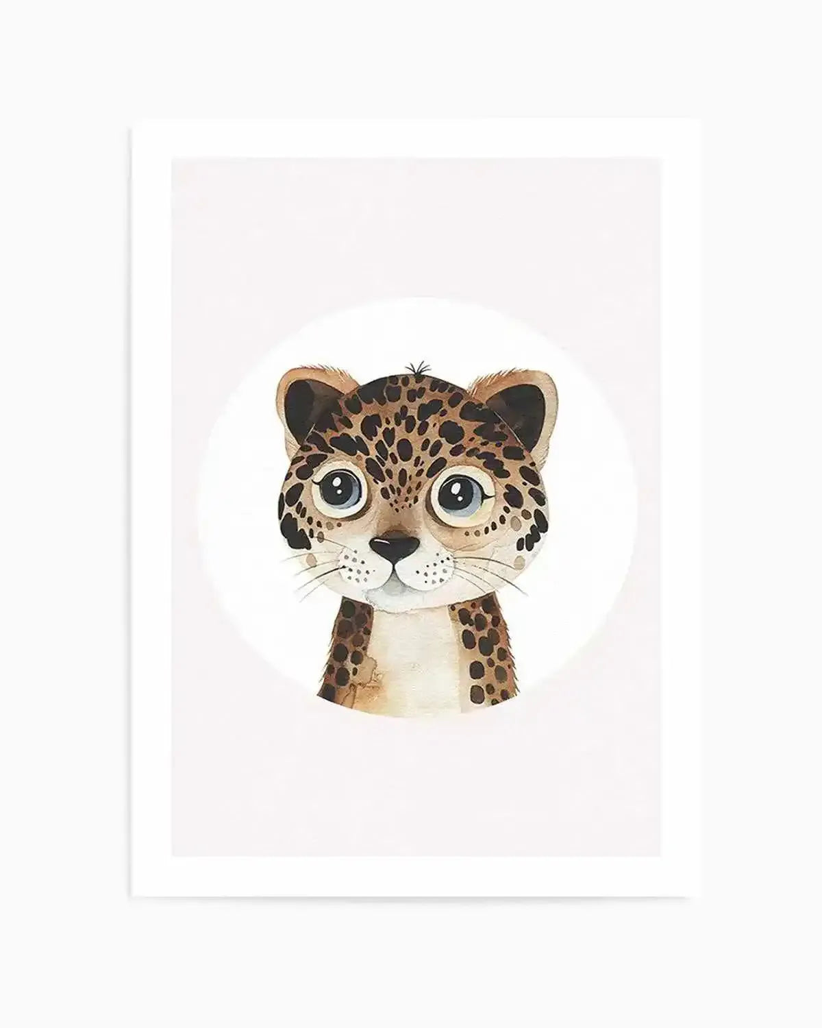 Leopard Art Print from Olive et Oriel where you can shop wallpaper and artworks online