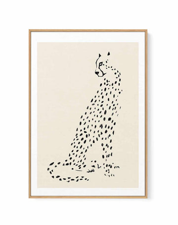 Leopard by Jenny Liz Rome | Framed Canvas Art Print from Olive et Oriel where you can shop wallpaper and artworks online
