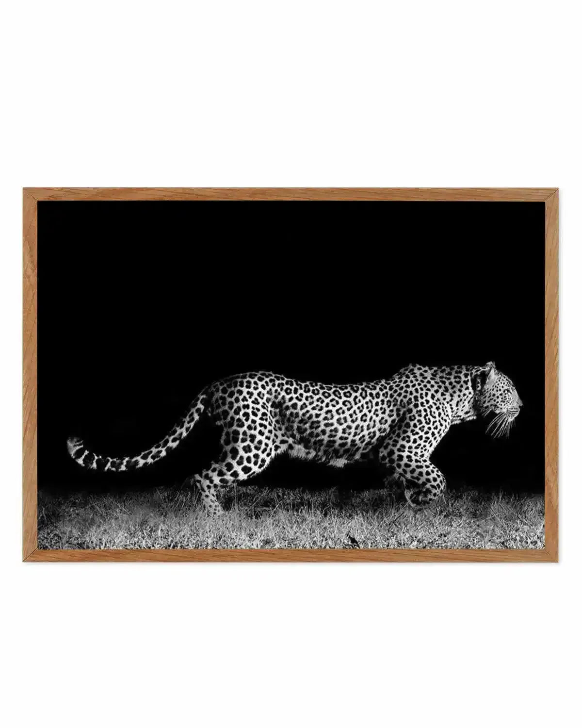 Leopard De Nuit | LS Art Print from Olive et Oriel where you can shop wallpaper and artworks online