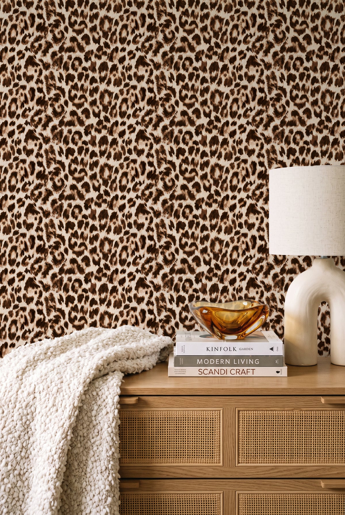 Afrika Leopard Print Wallpaper