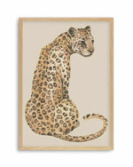 Leopard in Watercolor I Art Print