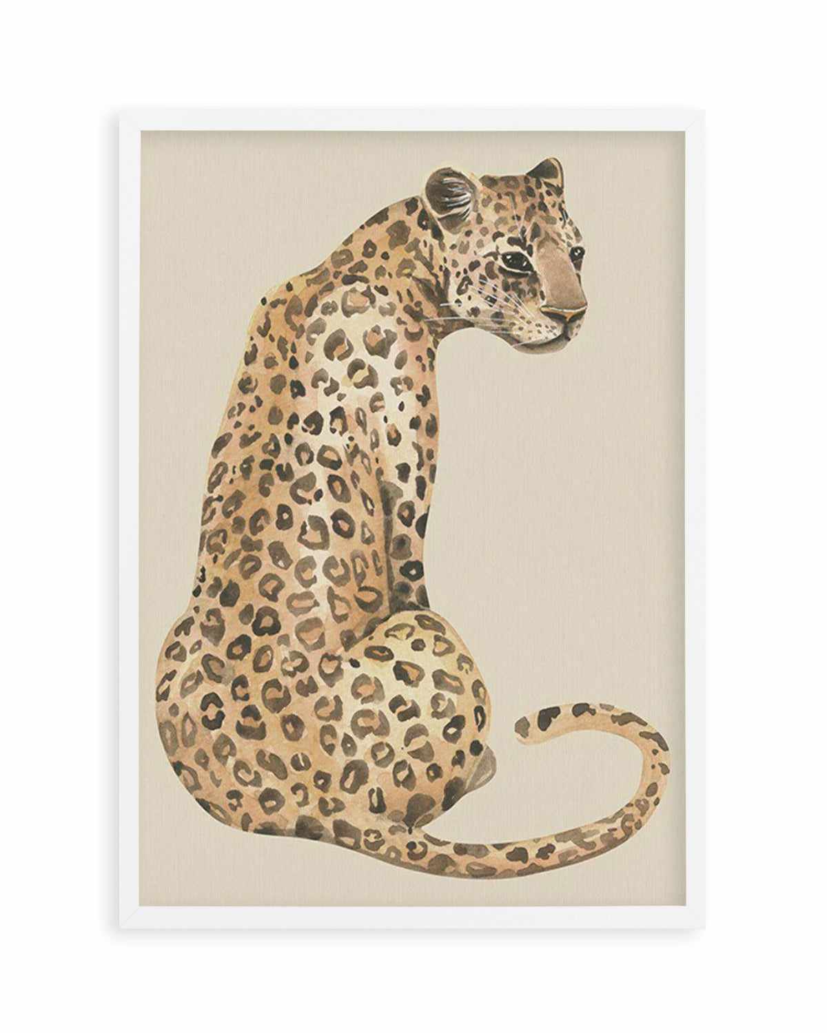 Leopard in Watercolor I Art Print