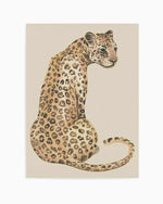Leopard in Watercolor I Art Print