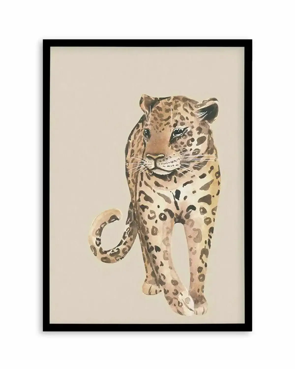 Leopard in Watercolor II Art Print from Olive et Oriel where you can shop wallpaper and artworks online