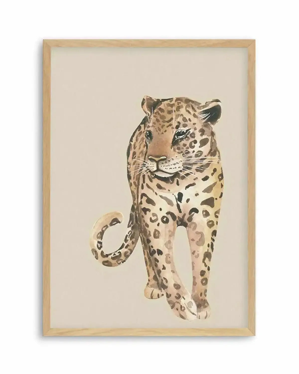 Leopard in Watercolor II Art Print from Olive et Oriel where you can shop wallpaper and artworks online