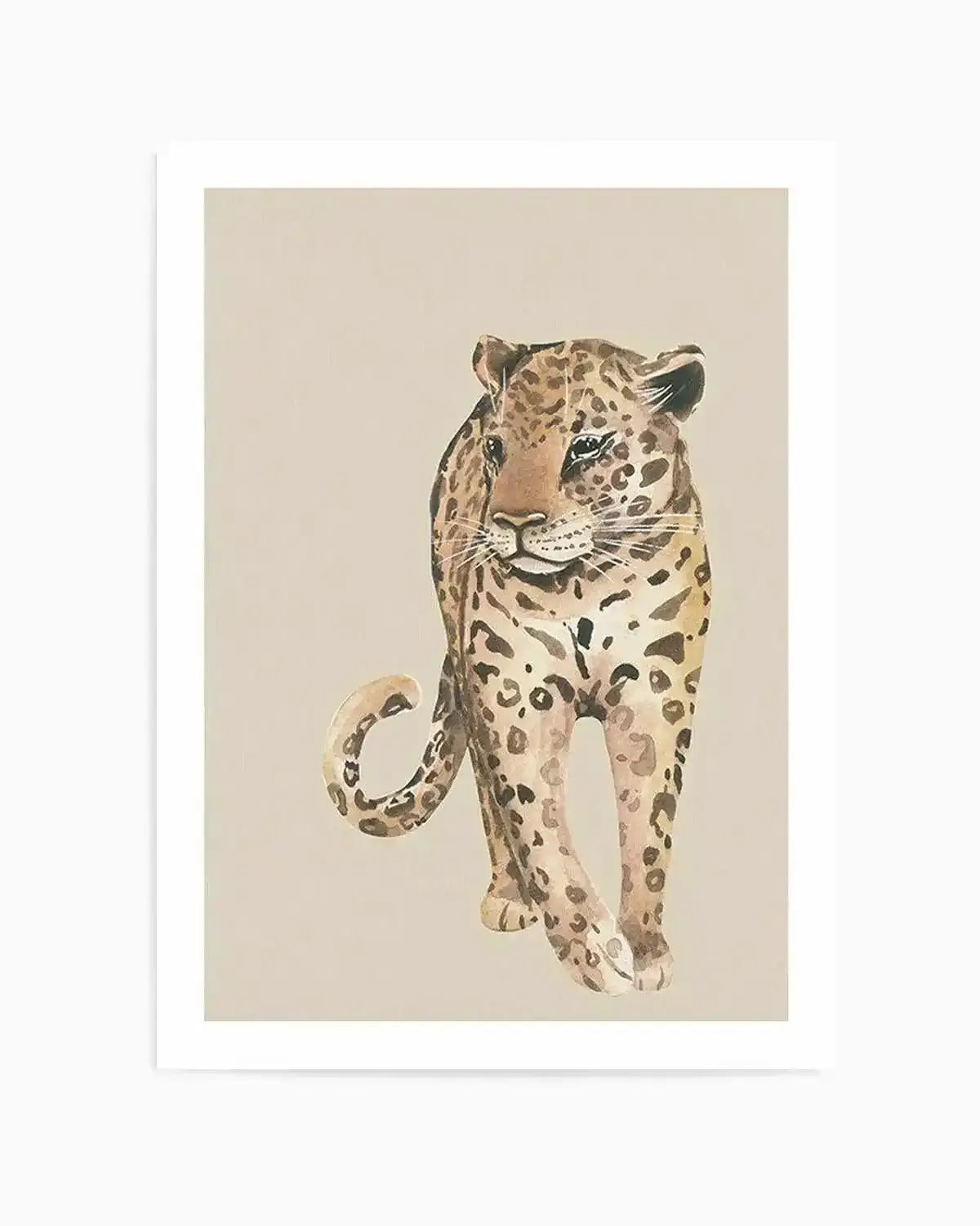 Leopard in Watercolor II Art Print from Olive et Oriel where you can shop wallpaper and artworks online