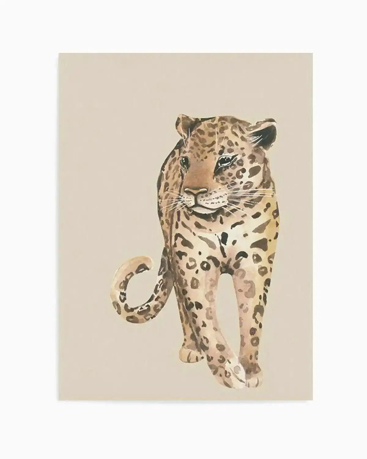 Leopard in Watercolor II Art Print from Olive et Oriel where you can shop wallpaper and artworks online
