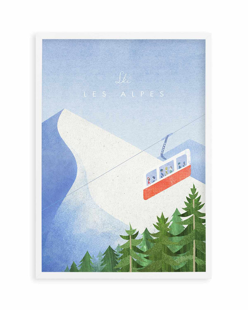 Les Alpes by Henry Rivers Art Print