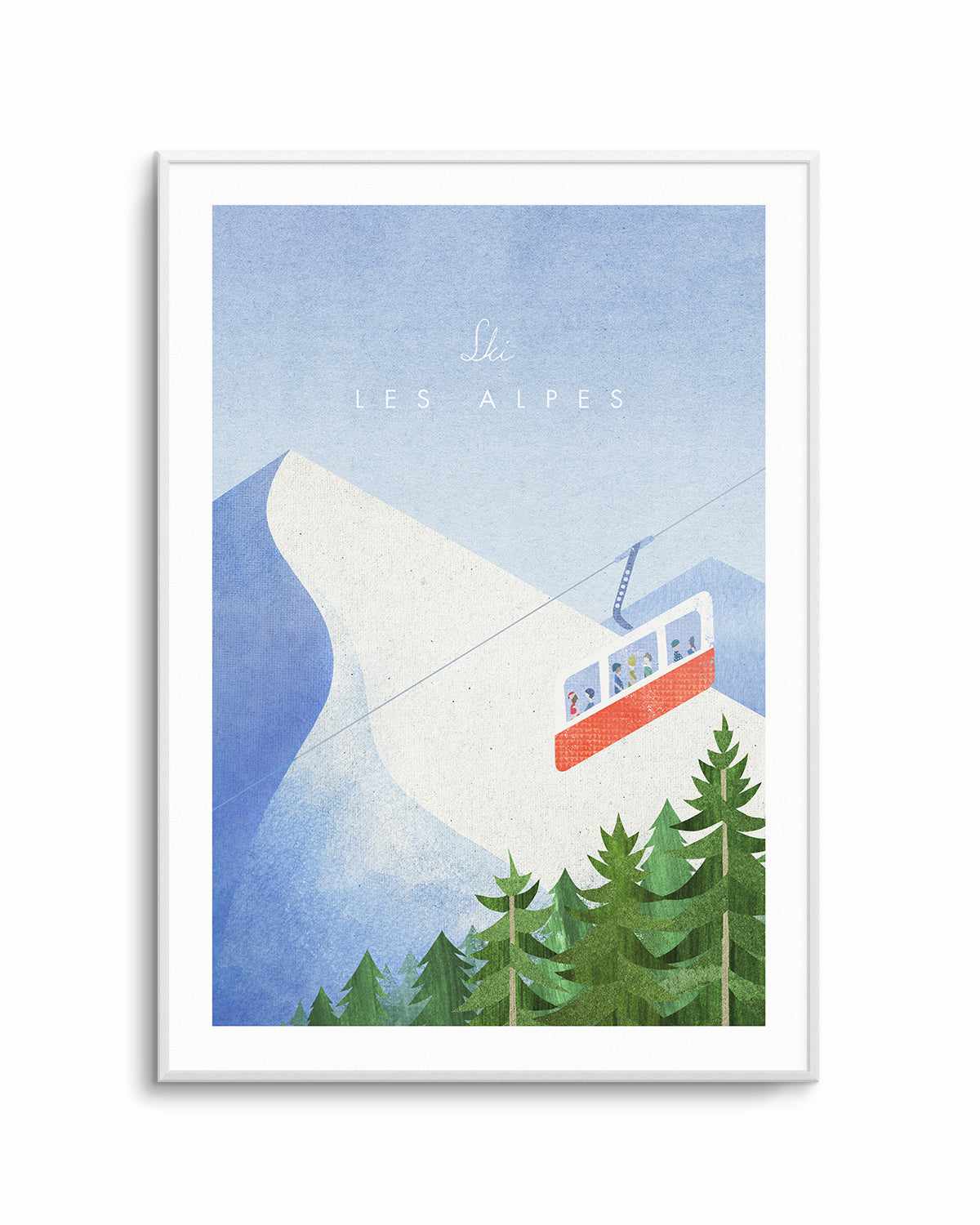 Les Alpes by Henry Rivers Art Print