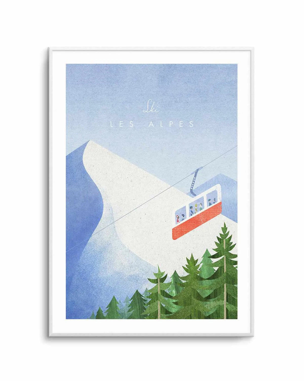 Les Alpes by Henry Rivers Art Print from Olive et Oriel where you can shop wallpaper and artworks online