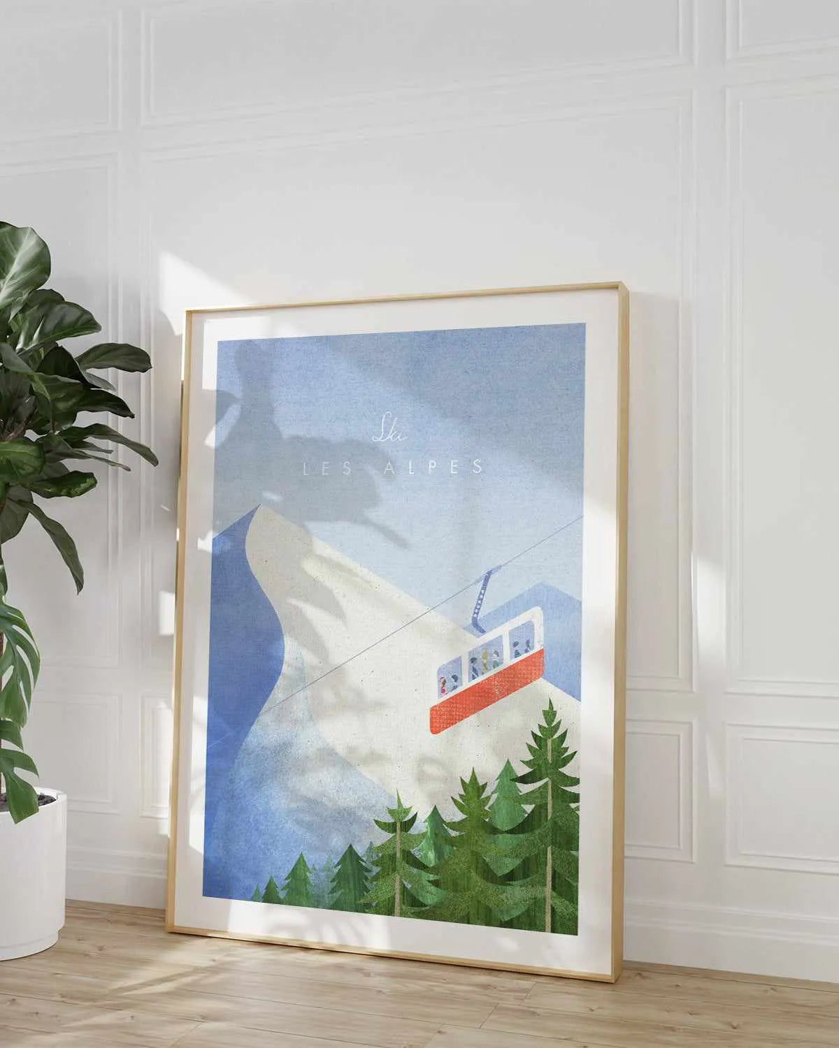 Les Alpes by Henry Rivers Art Print from Olive et Oriel where you can shop wallpaper and artworks online