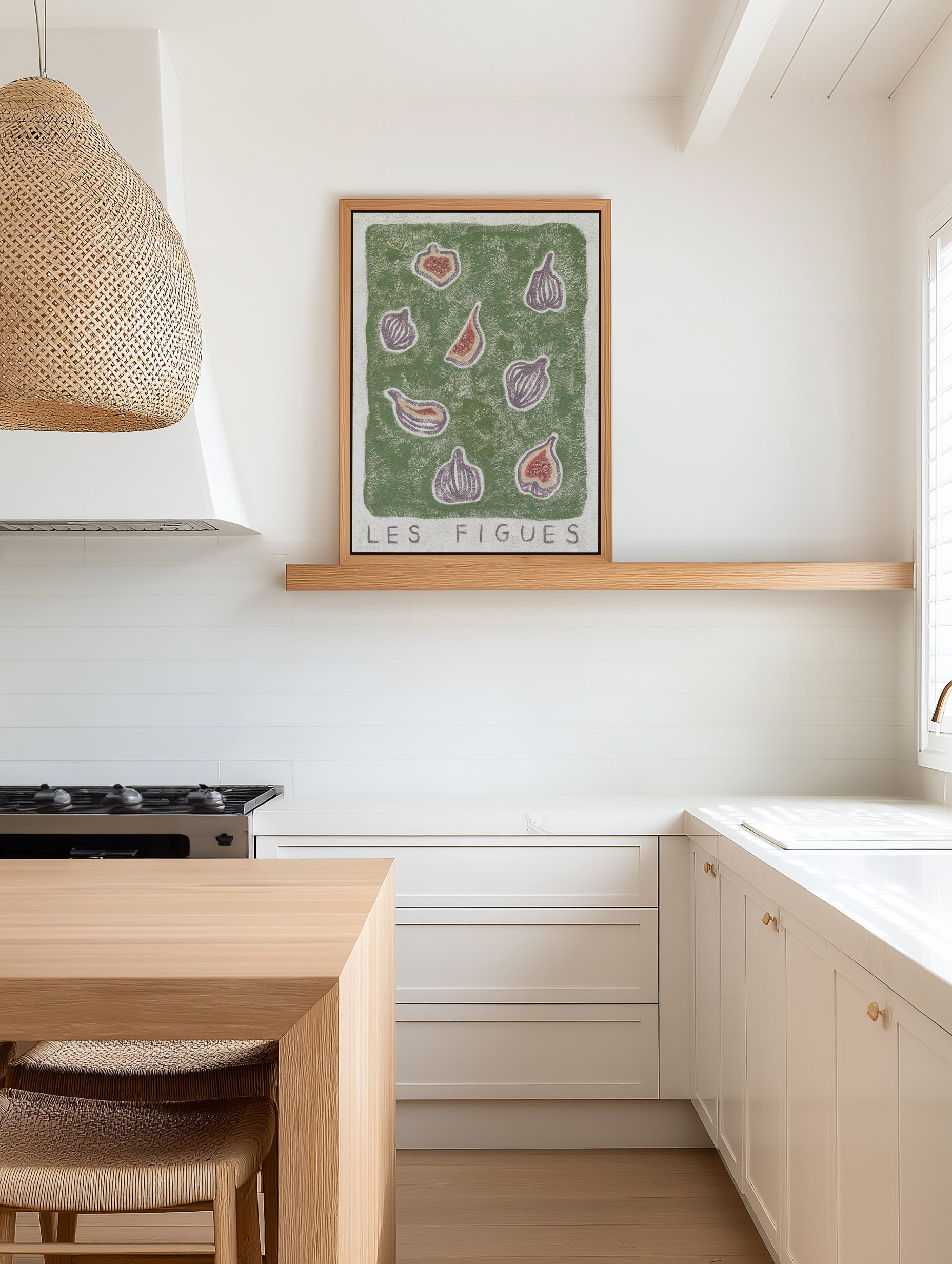 Les Figues by Julie Celina | Framed Canvas Art Print from Olive et Oriel where you can shop wallpaper and artworks online