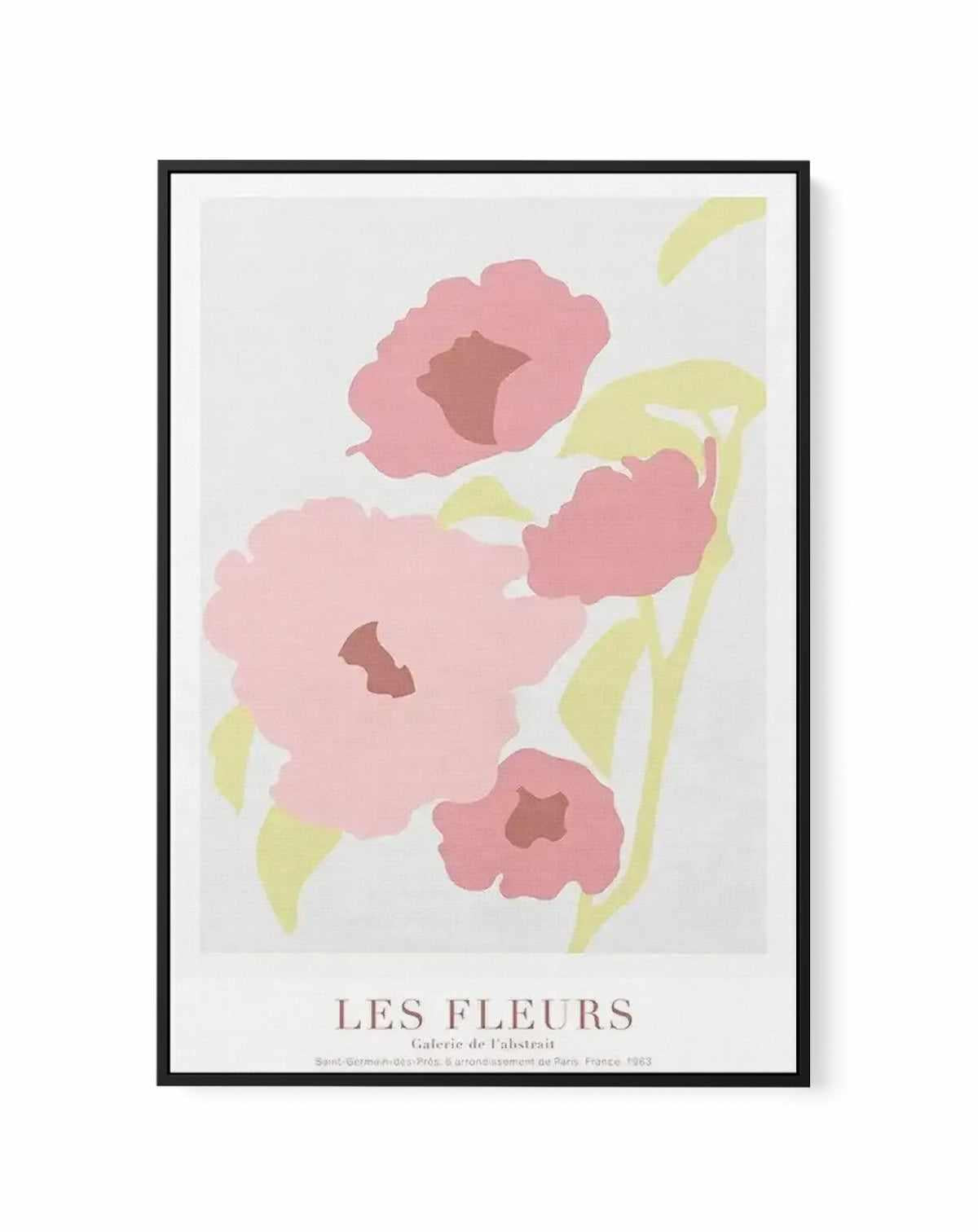 Les Fleurs | Framed Canvas Art Print — framed canvas art print by Olive et Oriel