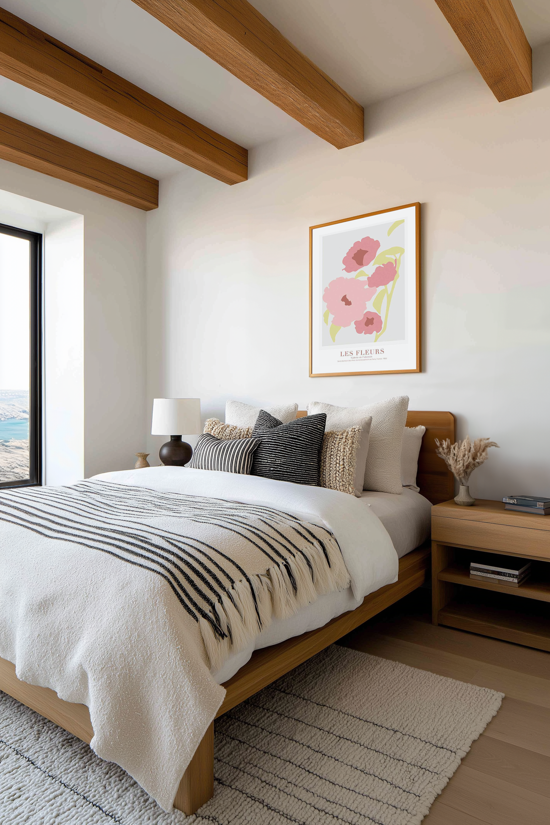 Les Fleurs Art Print from Olive et Oriel where you can shop wallpaper and artworks online