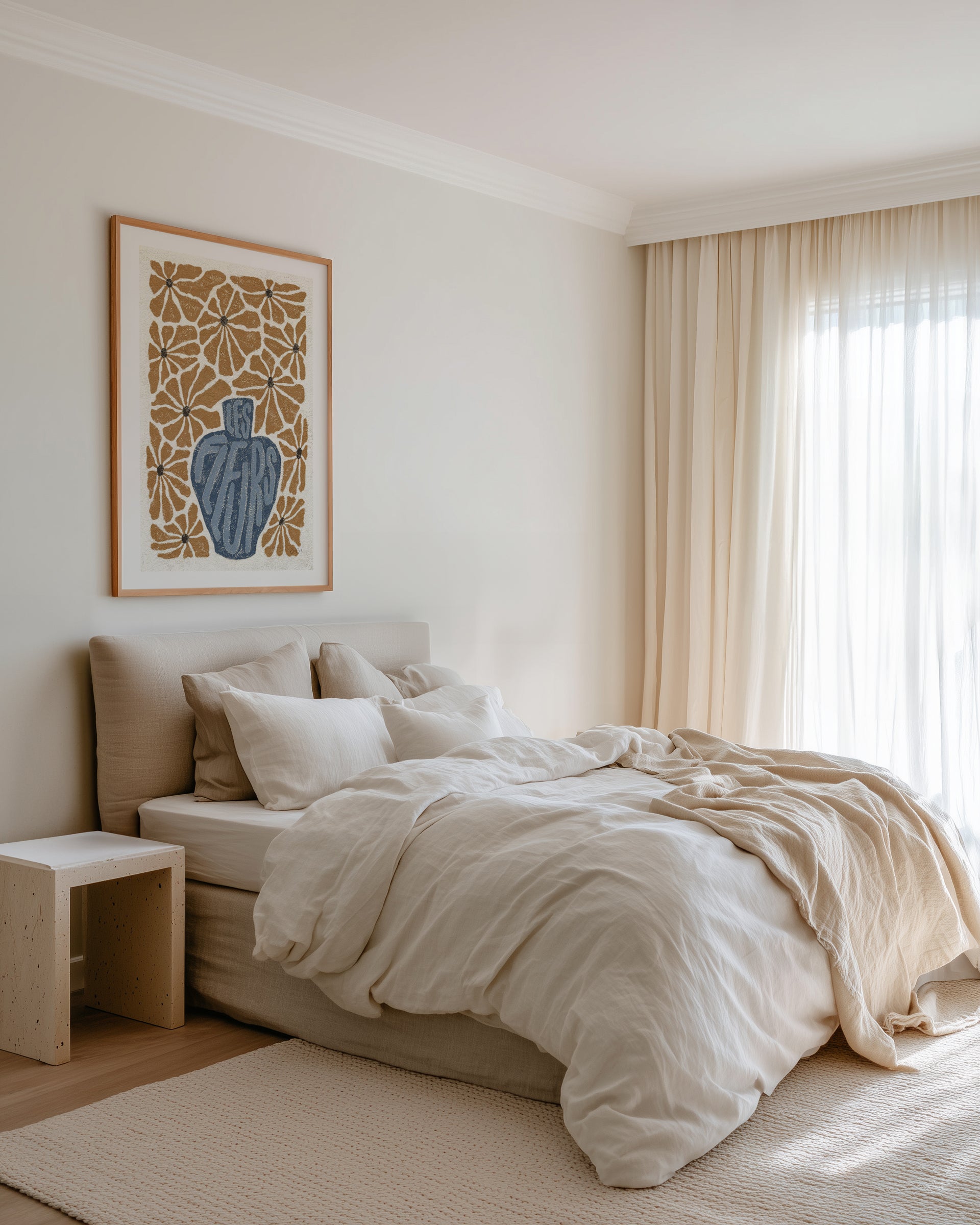 Les Fleurs l by Julie Celina | Art Print from Olive et Oriel where you can shop wallpaper and artworks online