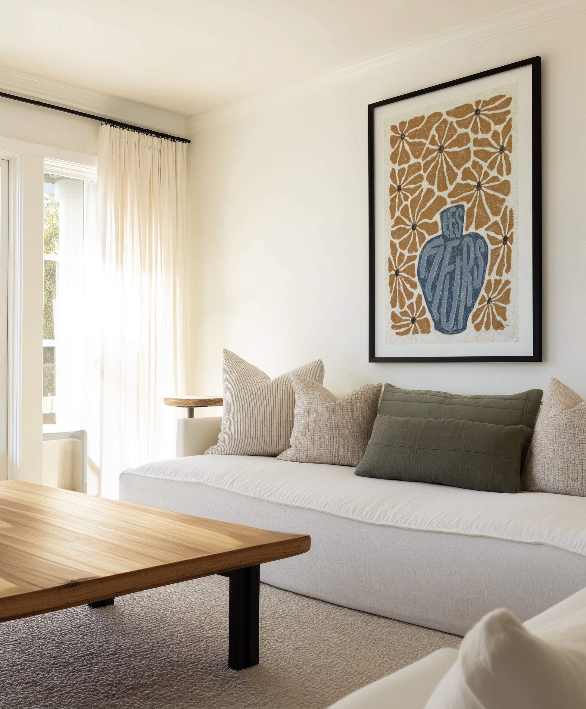 Les Fleurs l by Julie Celina | Art Print from Olive et Oriel where you can shop wallpaper and artworks online