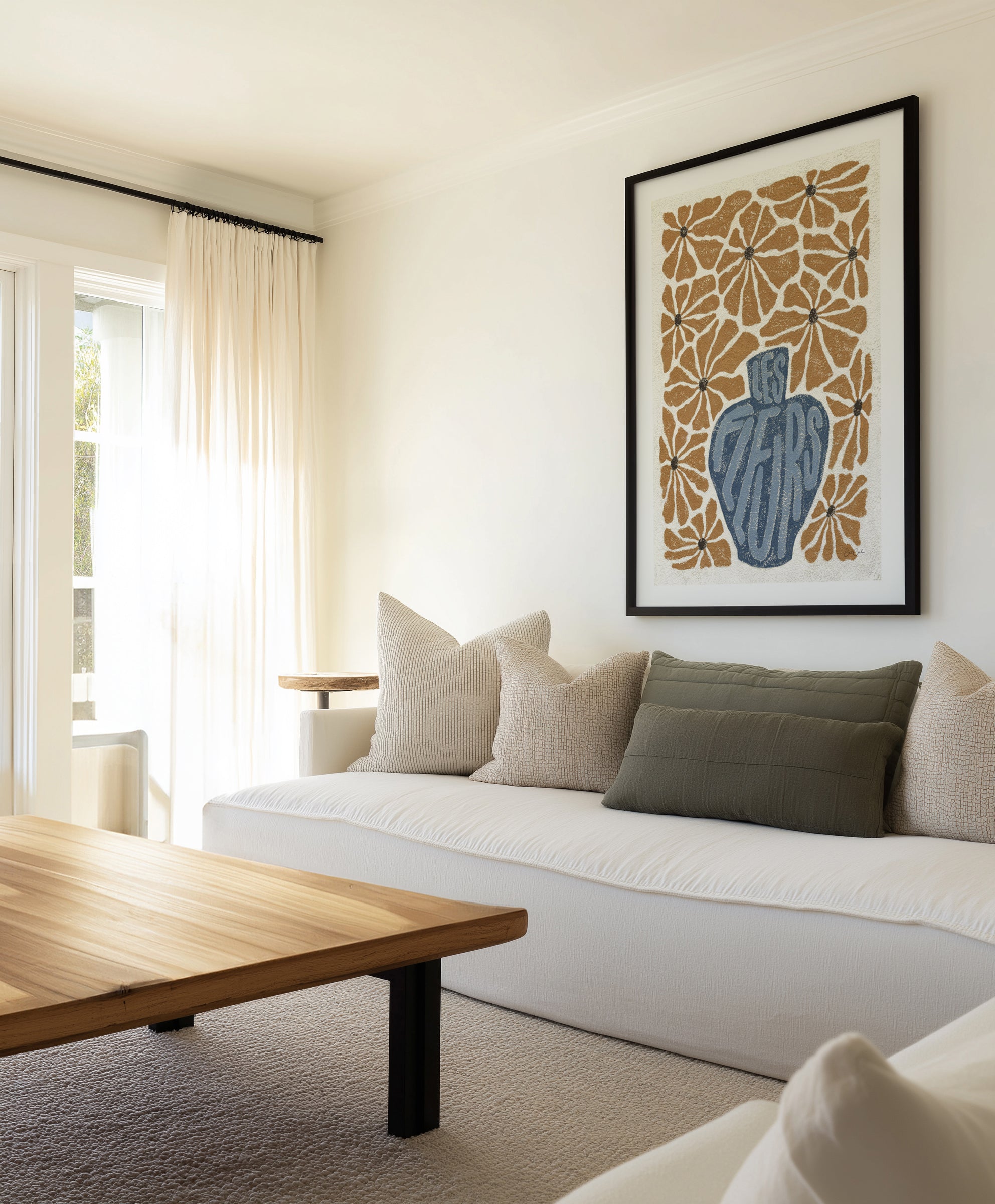 Les Fleurs l by Julie Celina | Art Print from Olive et Oriel where you can shop wallpaper and artworks online