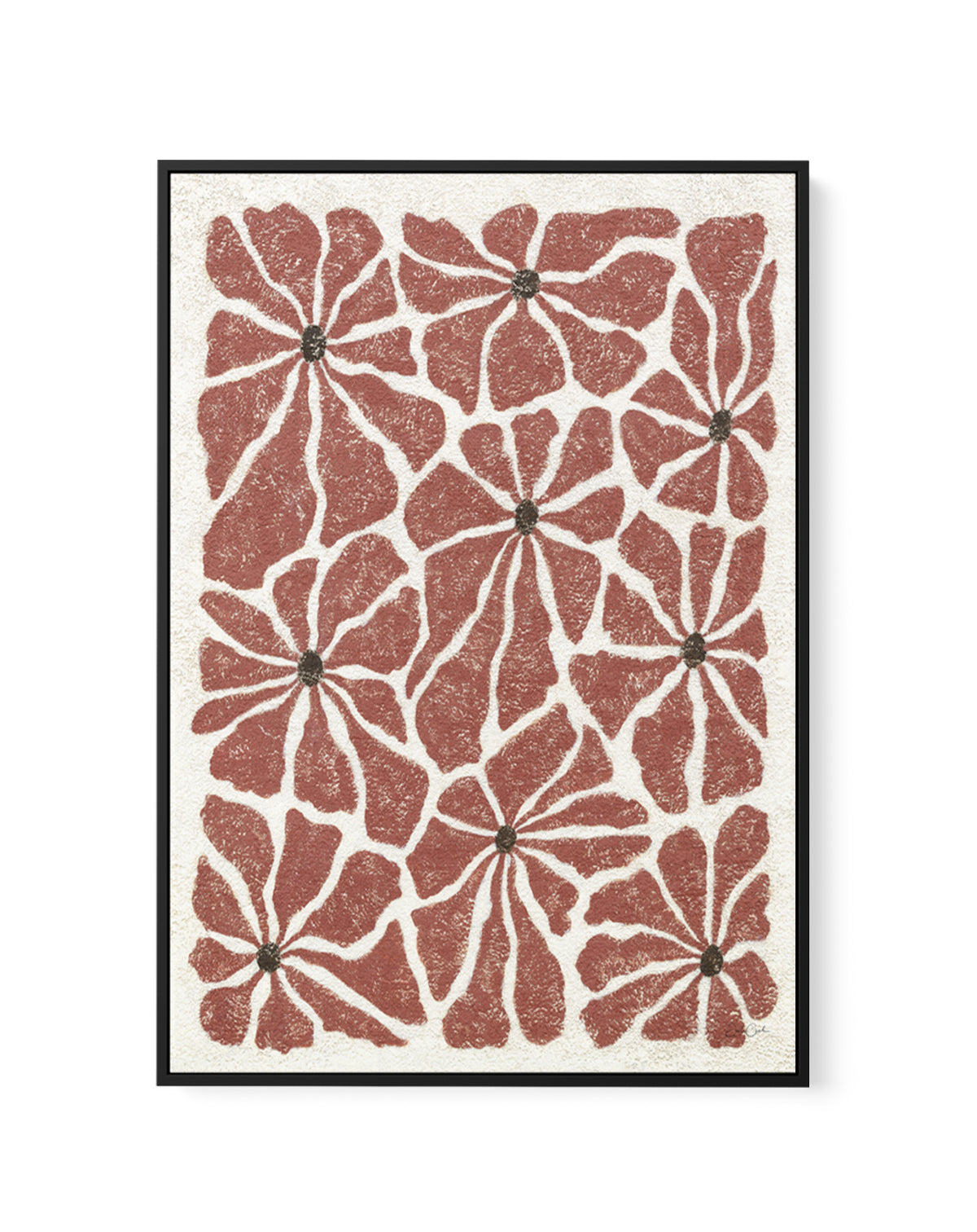 Les Fleurs lI by Julie Celina | Framed Canvas Art Print from Olive et Oriel where you can shop wallpaper and artworks online