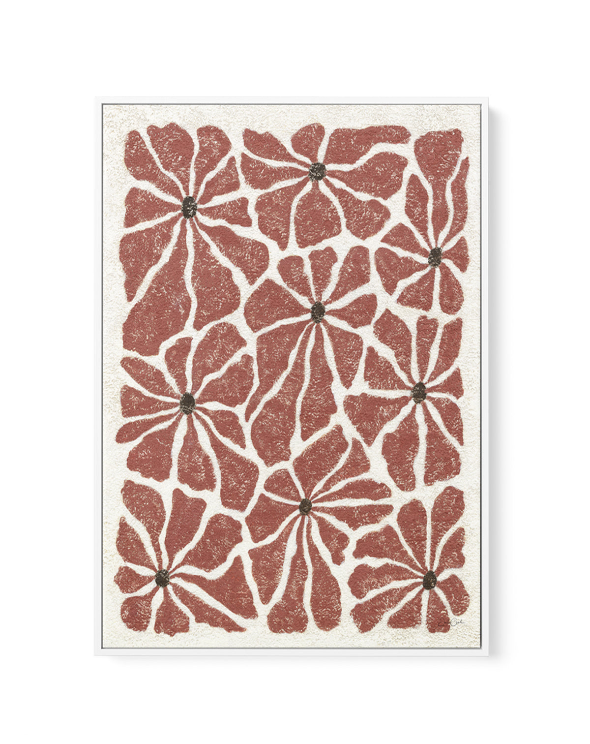 Les Fleurs lI by Julie Celina | Framed Canvas Art Print from Olive et Oriel where you can shop wallpaper and artworks online