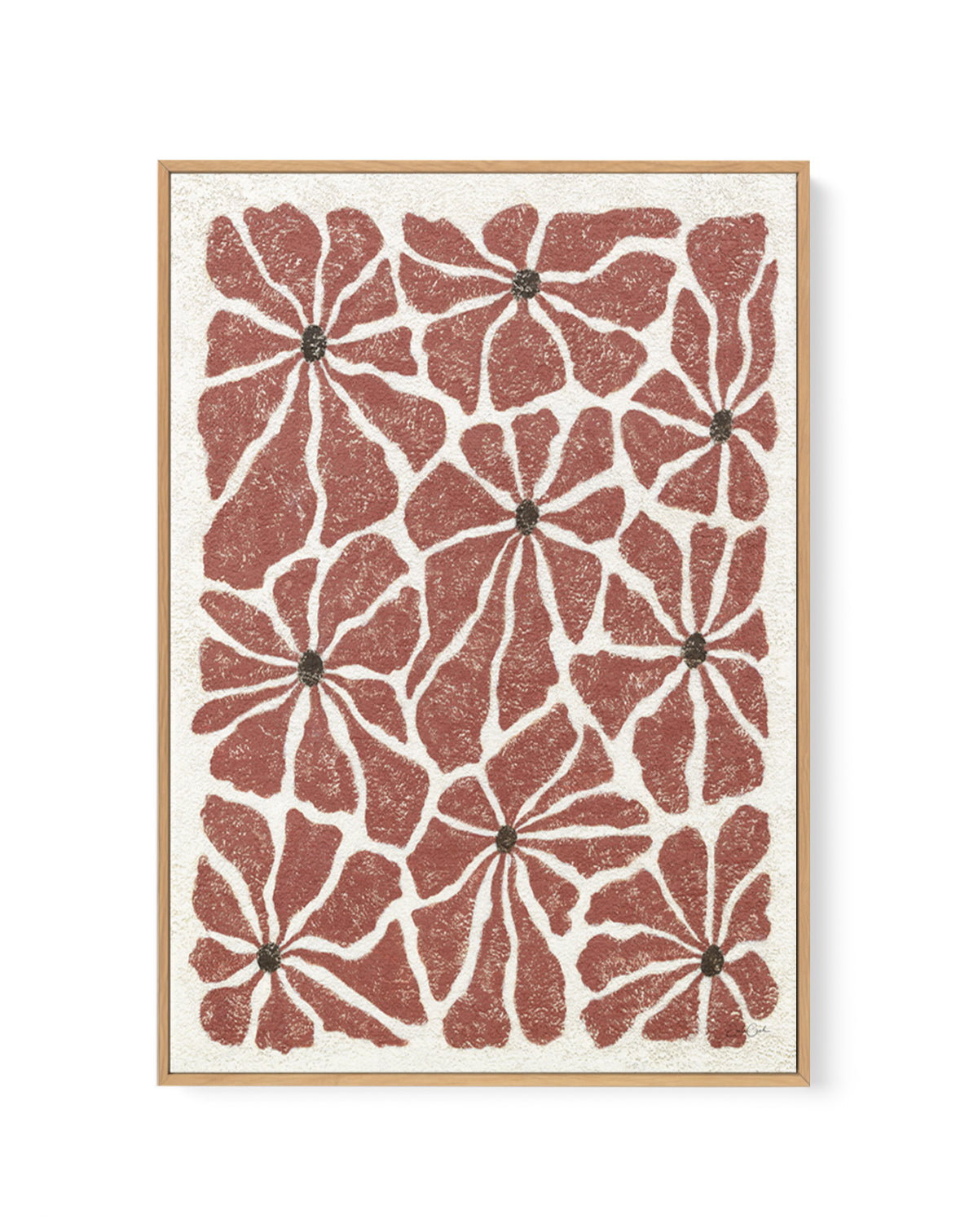 Les Fleurs lI by Julie Celina | Framed Canvas Art Print from Olive et Oriel where you can shop wallpaper and artworks online