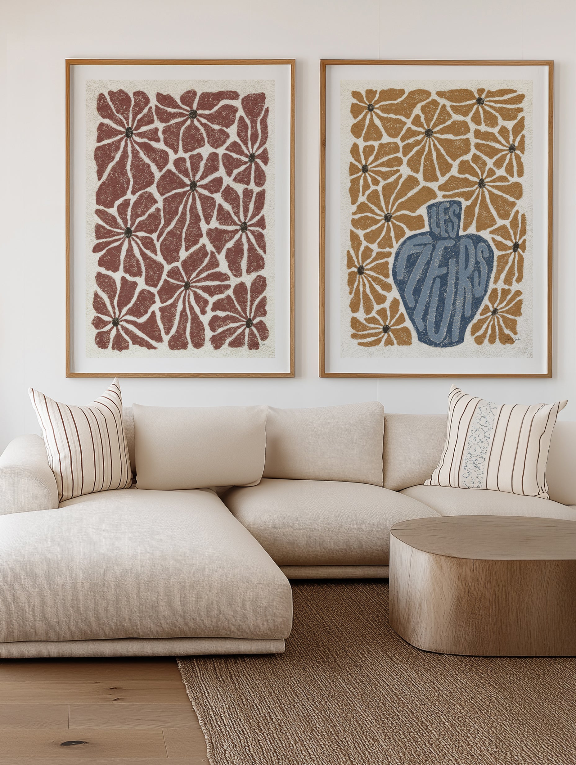 Les Fleurs lI by Julie Celina | Art Print from Olive et Oriel where you can shop wallpaper and artworks online