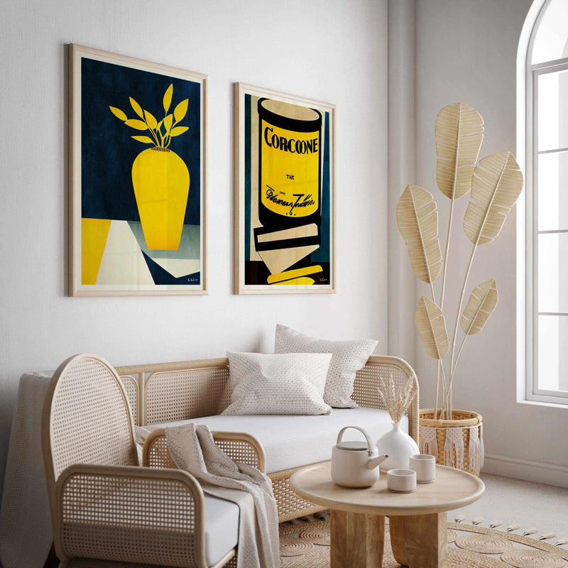 Corcoone by Bo Anderson | Art Print from Olive et Oriel where you can shop wallpaper and artworks online