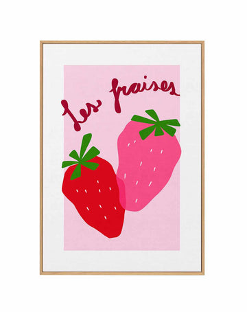 Les Fraises By Athene Fritsch | Framed Canvas Art Print from Olive et Oriel where you can shop wallpaper and artworks online