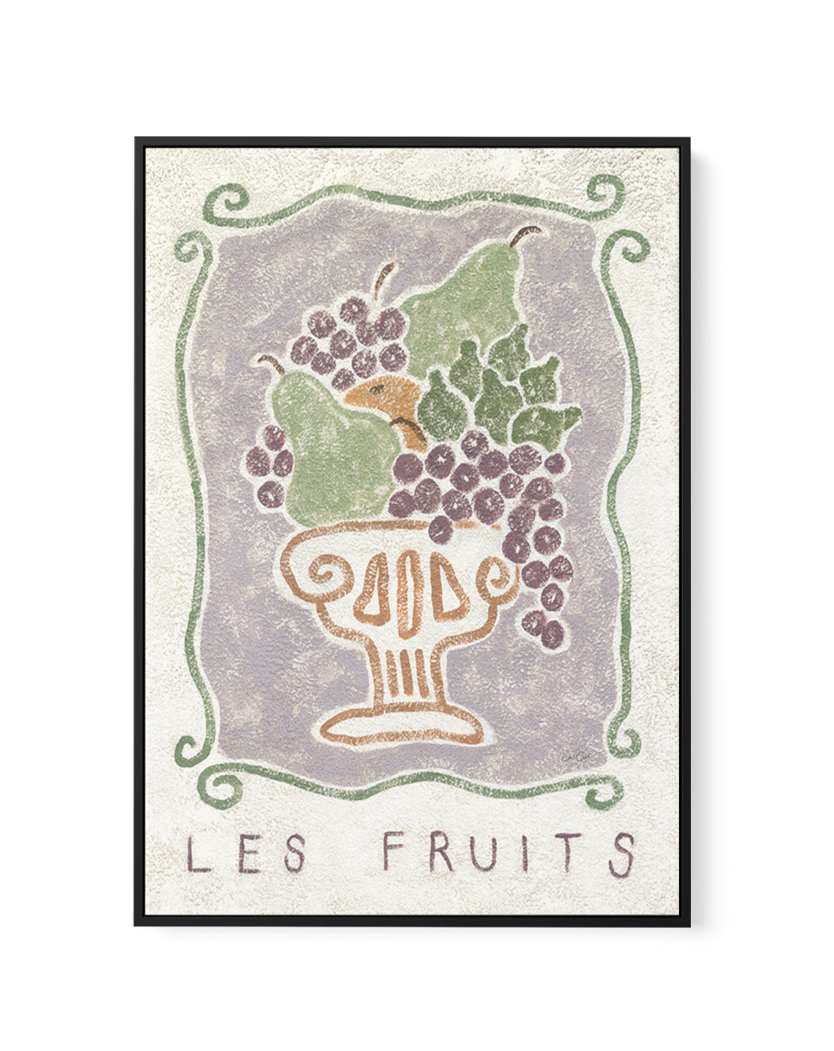 Les Fruits by Julie Celina | Framed Canvas Art Print from Olive et Oriel where you can shop wallpaper and artworks online