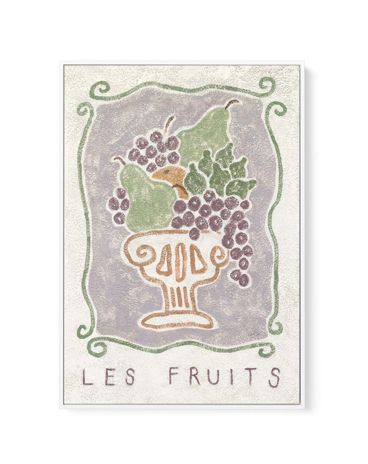 Les Fruits by Julie Celina | Framed Canvas Art Print from Olive et Oriel where you can shop wallpaper and artworks online