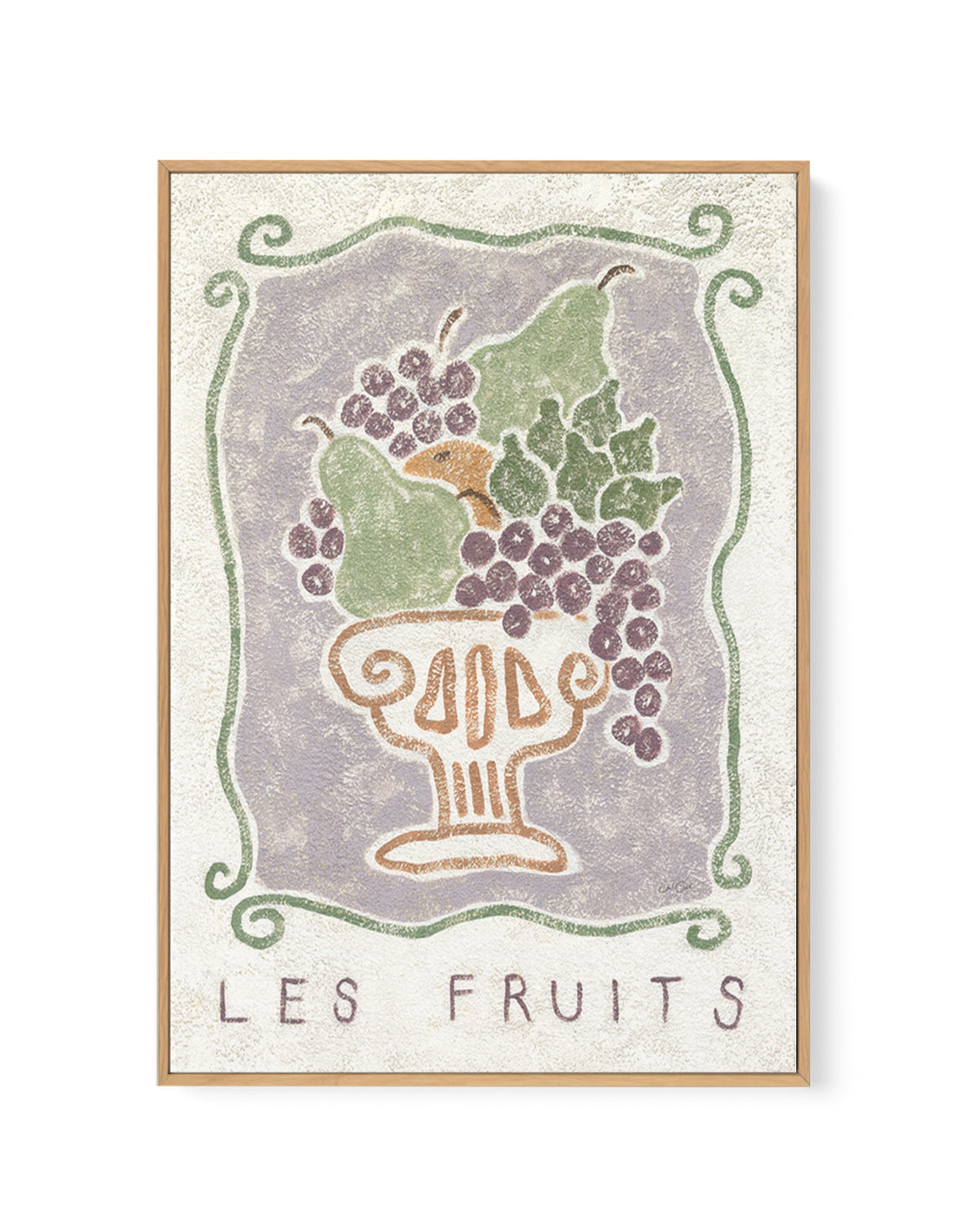 Les Fruits by Julie Celina | Framed Canvas Art Print from Olive et Oriel where you can shop wallpaper and artworks online