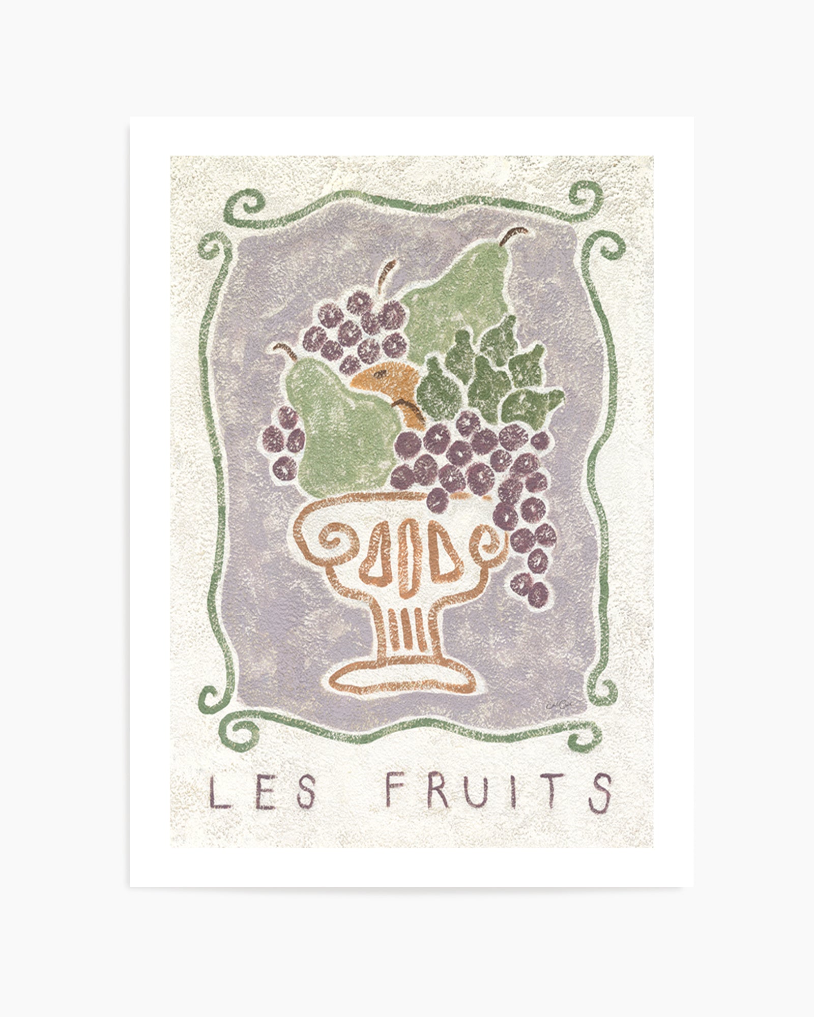 Les Fruits by Julie Celina | Art Print from Olive et Oriel where you can shop wallpaper and artworks online