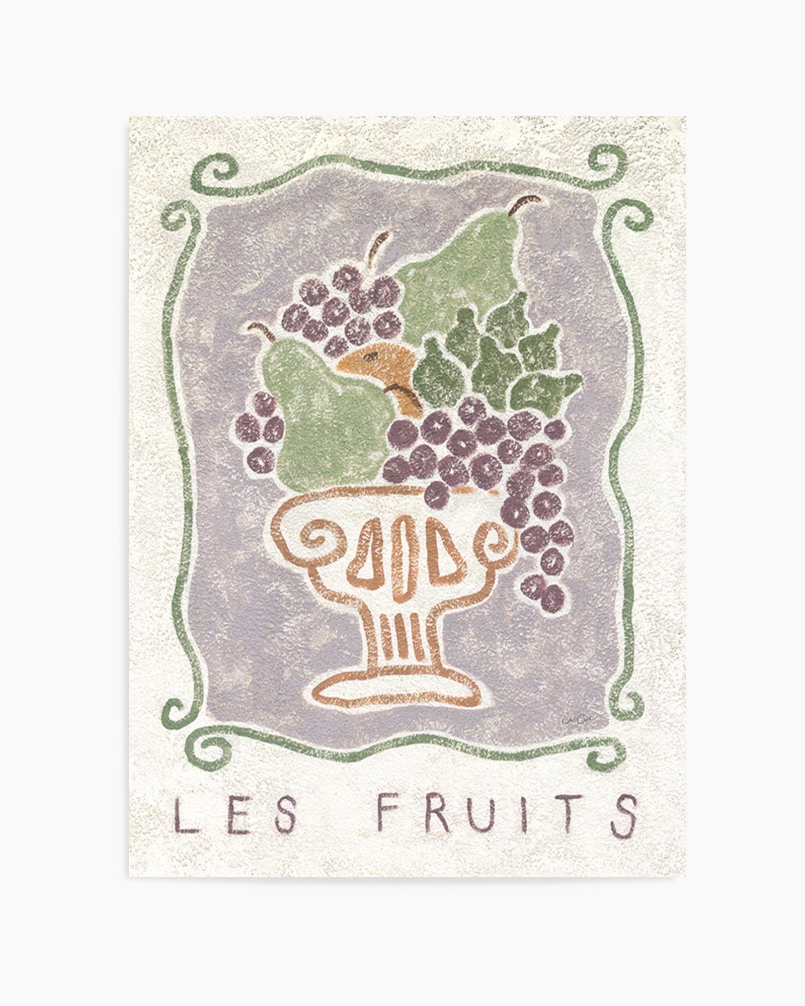 Les Fruits by Julie Celina | Art Print from Olive et Oriel where you can shop wallpaper and artworks online