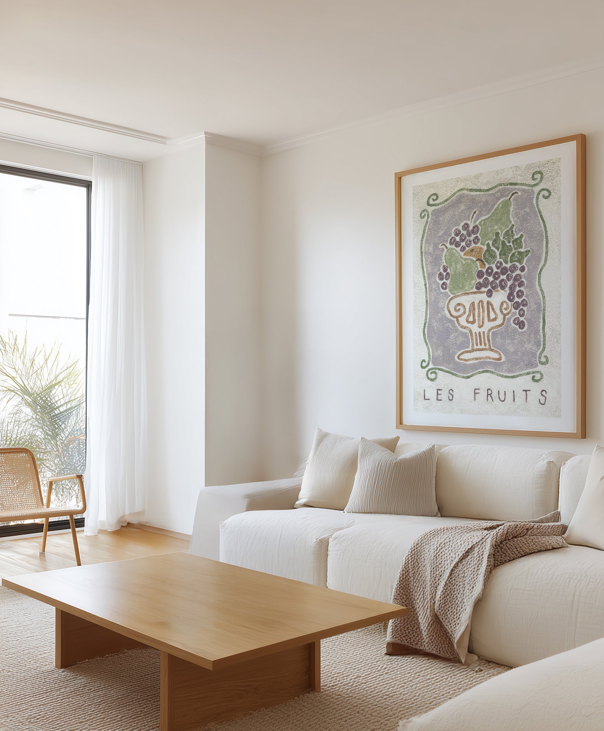 Les Fruits by Julie Celina | Art Print from Olive et Oriel where you can shop wallpaper and artworks online