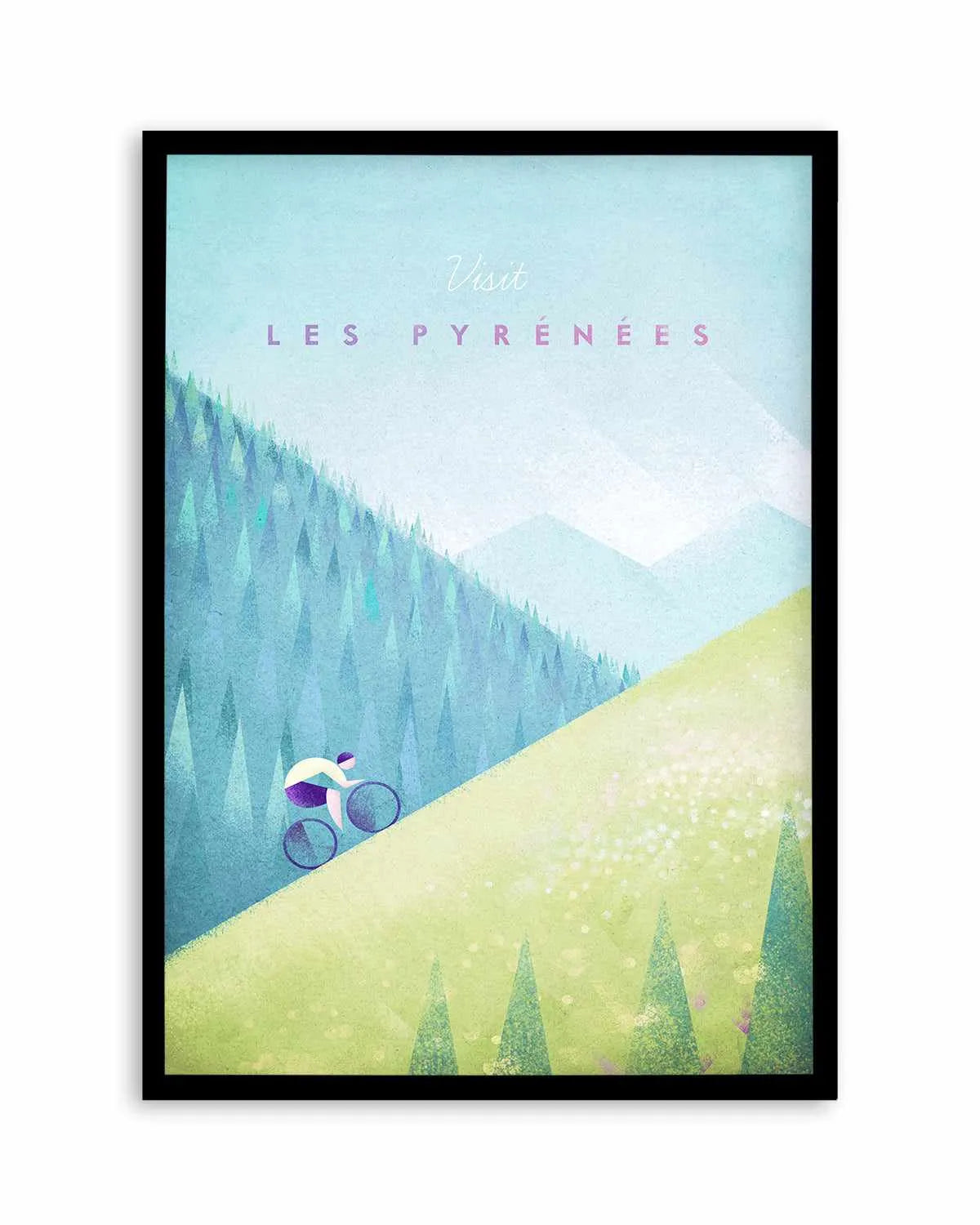 Les Pyrenees by Henry Rivers Art Print from Olive et Oriel where you can shop wallpaper and artworks online