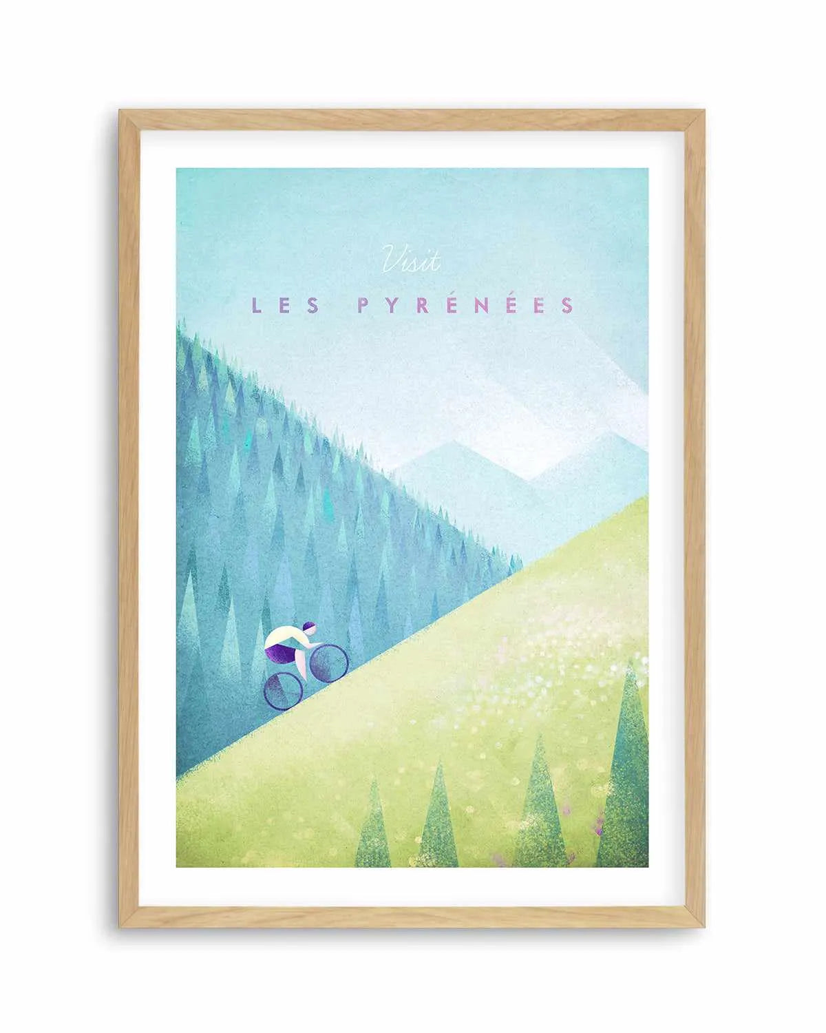 Les Pyrenees by Henry Rivers Art Print from Olive et Oriel where you can shop wallpaper and artworks online