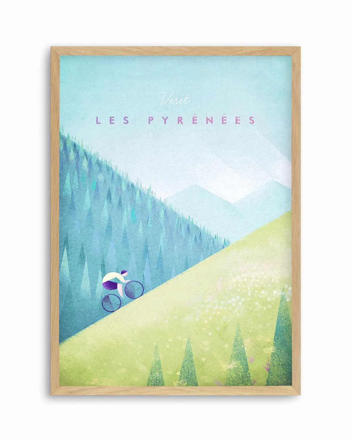 Les Pyrenees by Henry Rivers Art Print from Olive et Oriel where you can shop wallpaper and artworks online